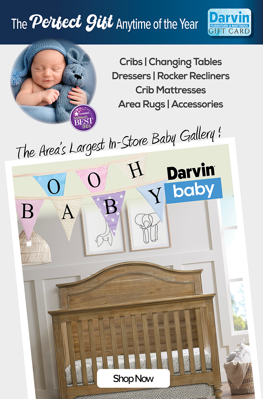 Darvin's Baby Gallery, a must-visit for new parents and parents-to-be, in Orland Park.